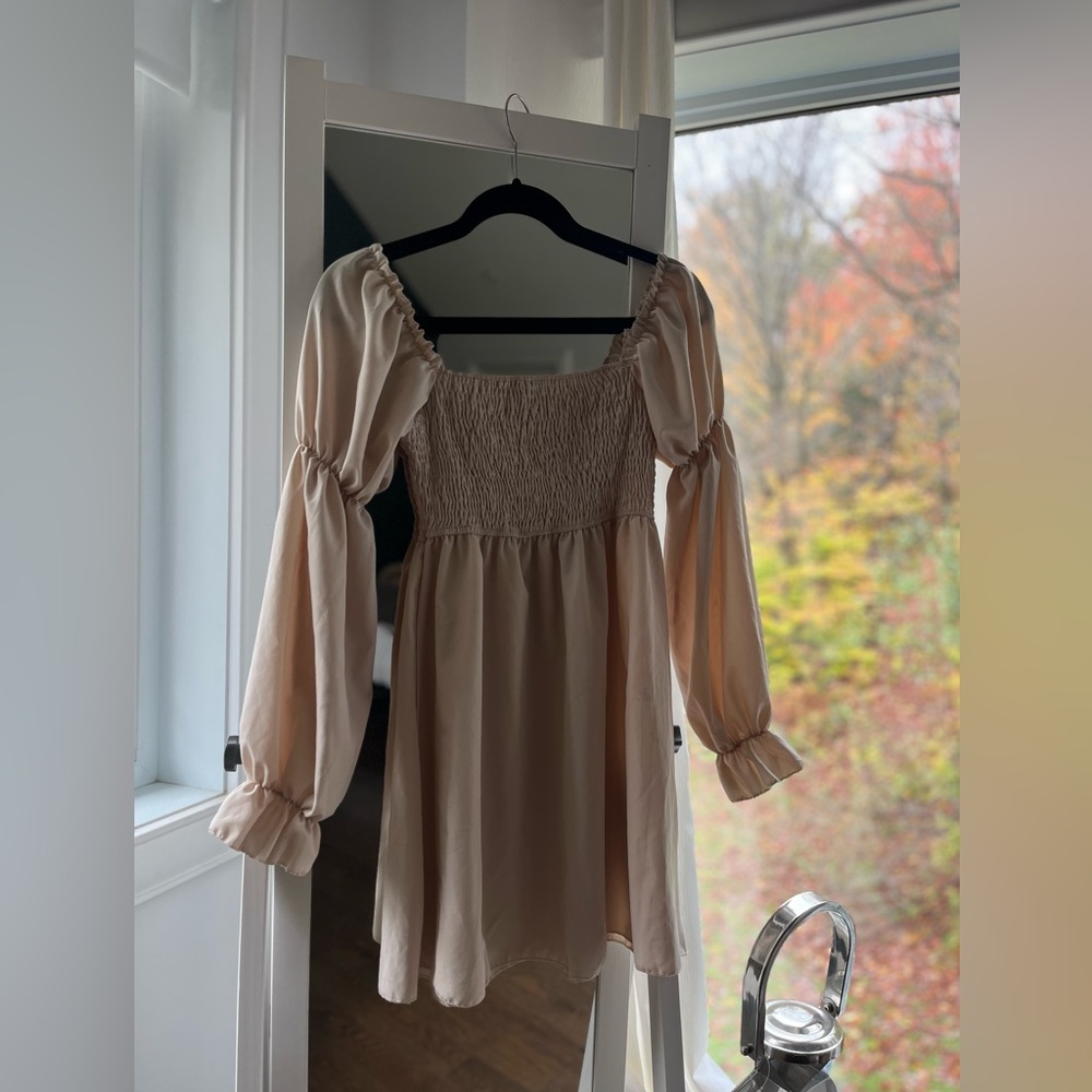 SHEIN Size Medium Beige Dress